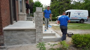 complete concrete stairs
