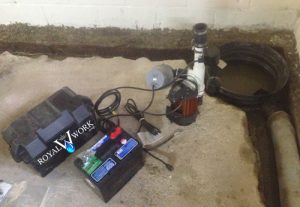 sump pump with battery backup