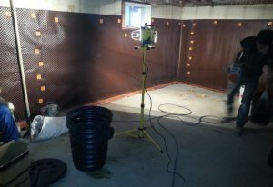 internal basement waterproofing toronto project