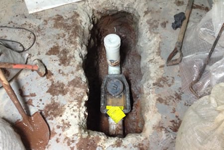 installed backwater valve